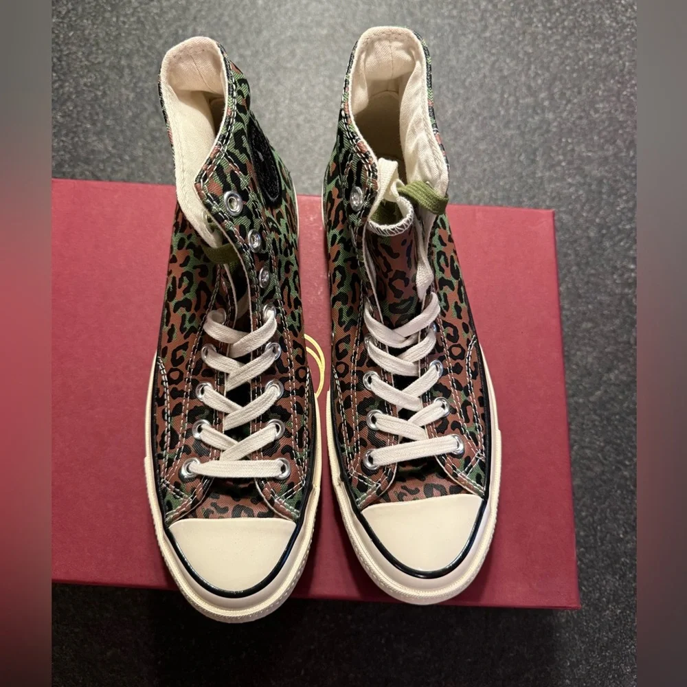 CONVERSE x CONCEPTS unisex CT 1970 HI ZAIRE LEOPARD CAMO SNEAKERS